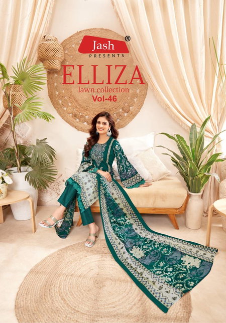 Elliza Vol 46 By Jash Cotton Printed Dress Material Wholesale Price In Surat